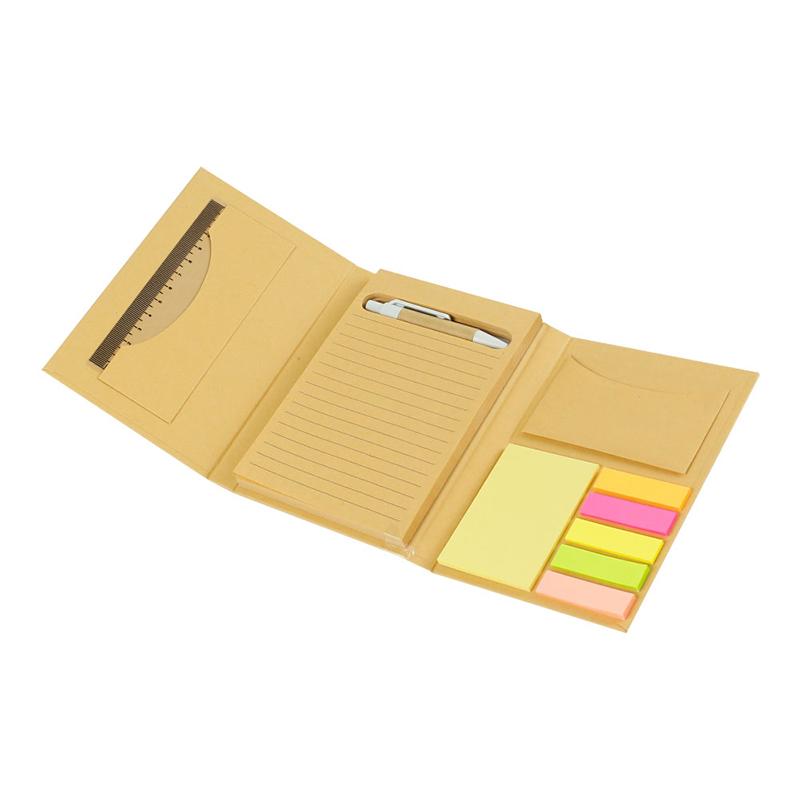 Sticky Note Tri-Fold Notepad Kit